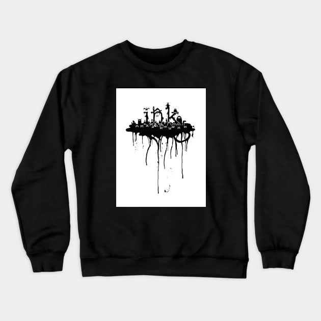 Ink Crewneck Sweatshirt by Terry Fan